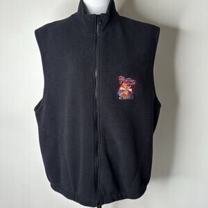 Vintage Philadelphia Phillies 2000 Black Fleece Auburn Vest